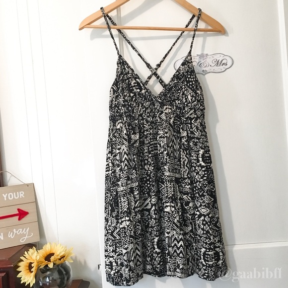 Urban Outfitters Ecoté Braided Boho Sundress Large - Picture 2 of 8